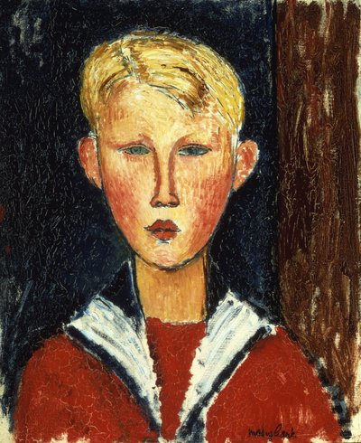 The Blue-Eyed Boy, 1916 by Amedeo Modigliani